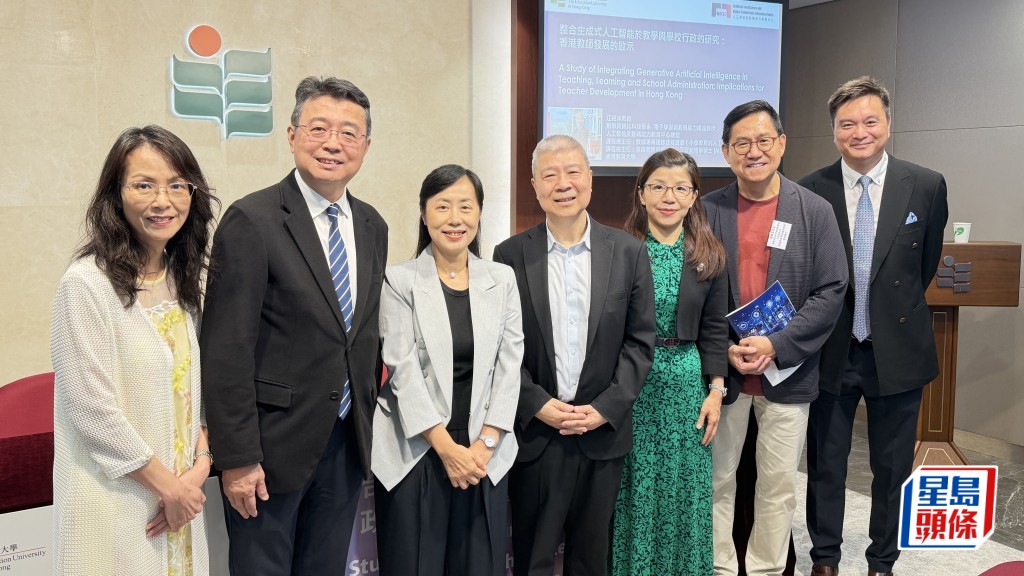 教大研究發現，6成中小學正在教學及行政層面應用AI。佘丹薇攝