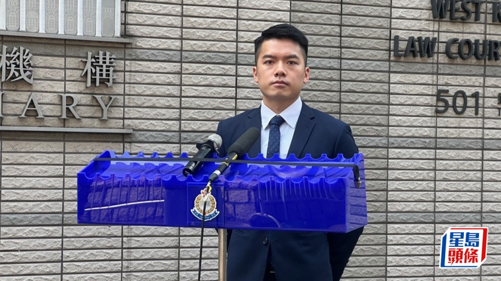 屯門警區刑事調查隊第4隊高級督察郭文煒呼籲,莫為「搵快錢」協助騙徒收贓款。黃巧兒攝