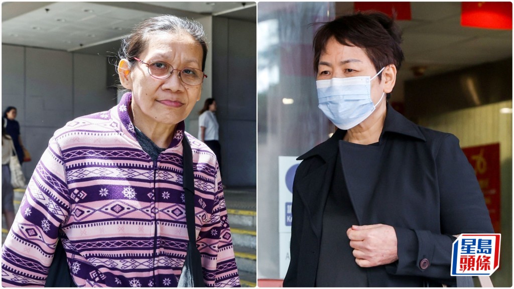 聾啞女陳美華(左)爭公屋業權獲判勝訴擁38%業權，女保安蕭榮娟須為非法驅逐象徵式賠償2百元兼付訟費。資料圖片