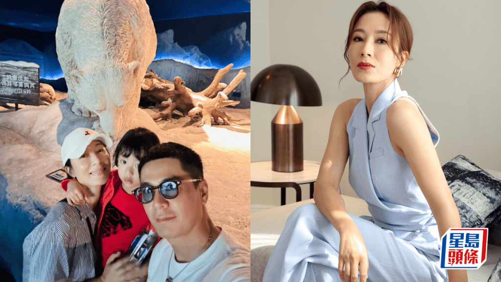 羅子溢帶子女北上探楊茜堯  細佬Eden留長髮激似爸爸  「小珍珠」羅翊心美貌再升級