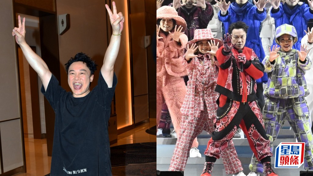 陳奕迅澳門演唱會｜Eason父親罕有現身  激罕台上公開感謝老婆徐濠縈與女兒陳康堤   encore逾一小時自彈自唱《時代曲》