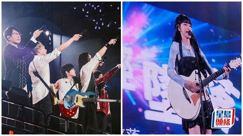 五月天演唱會香港站丨「五迷」尾場派發自製的應援手幅兼扇子 魏嘉瑩琳誼擔任暖場嘉賓