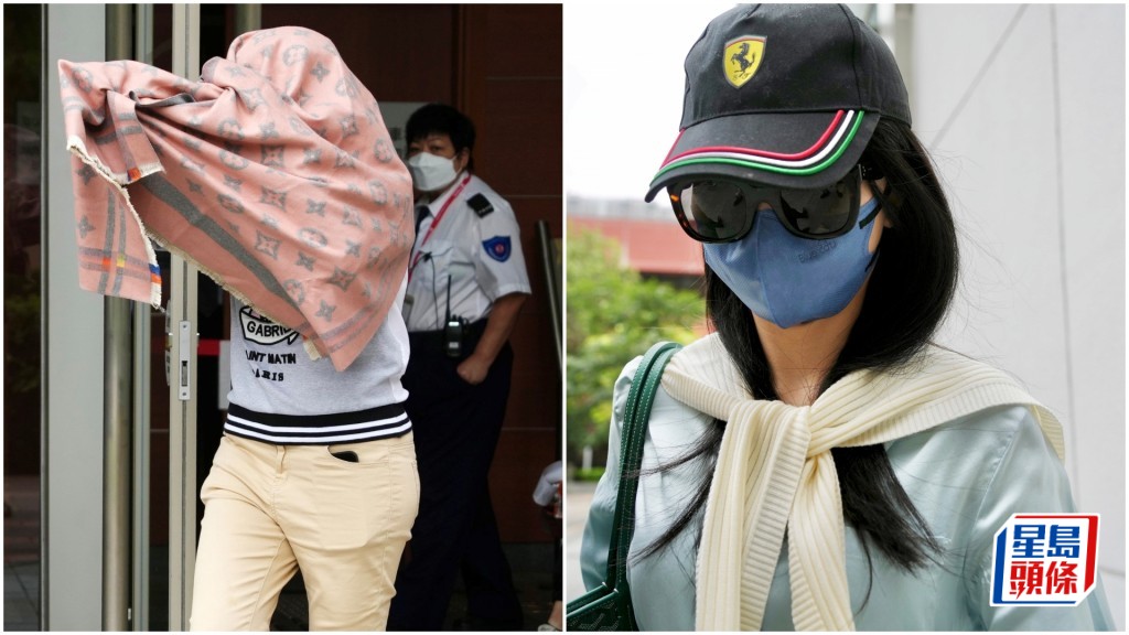 兩名被告黃美雪(左)及朱霜叶(右)反對控方申請合併案件。資料圖片