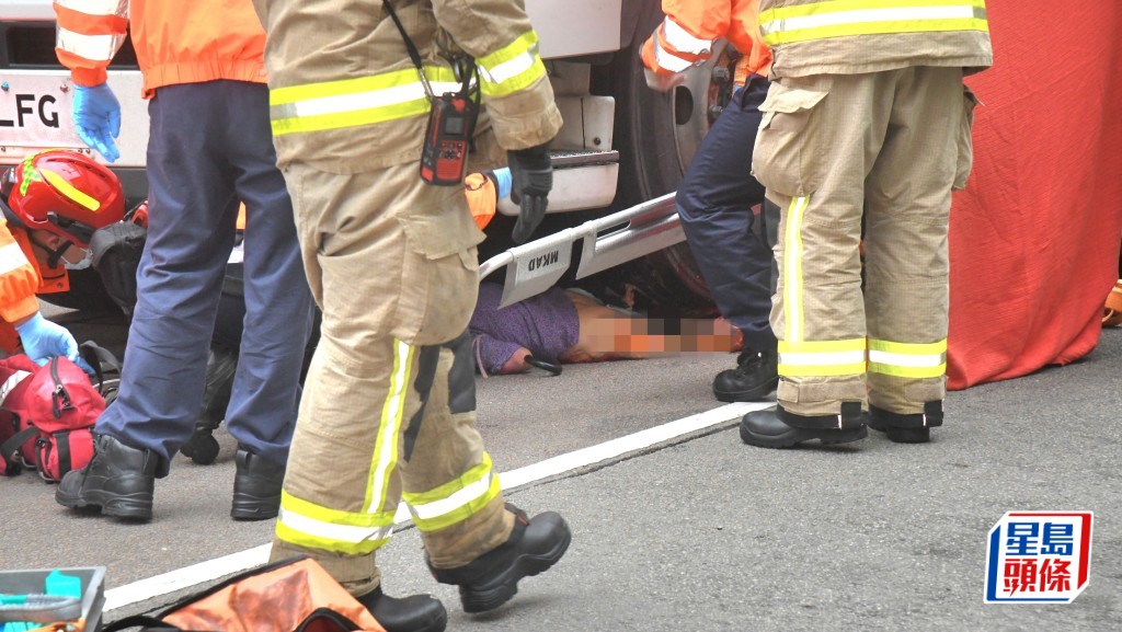 死者當日遭被告所駕貨車撞倒後拖行20米始停車。資料圖片