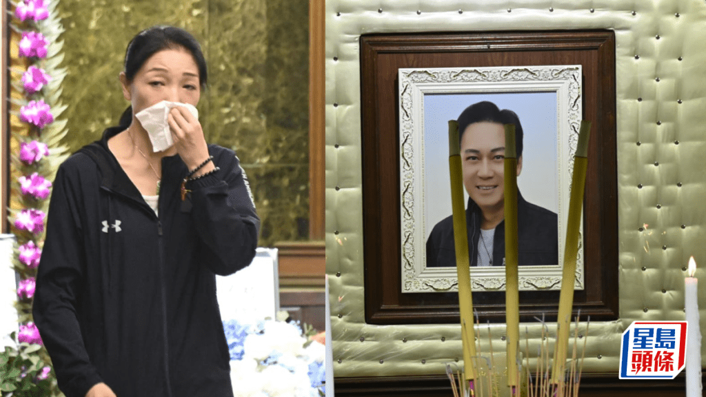 甄志強追思會丨遺孀方心媛哭成淚人  曾志偉任達華等致花牌悼念  林韋辰揭小強手術後急比賽出事