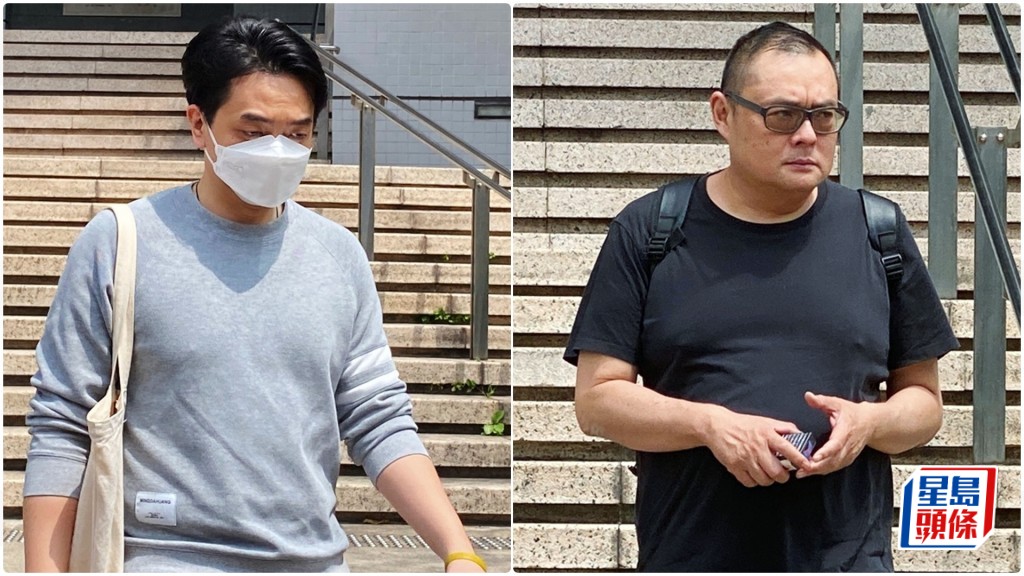 左起李寶華及彭慧賢被裁定罪成判監半年。資料圖片