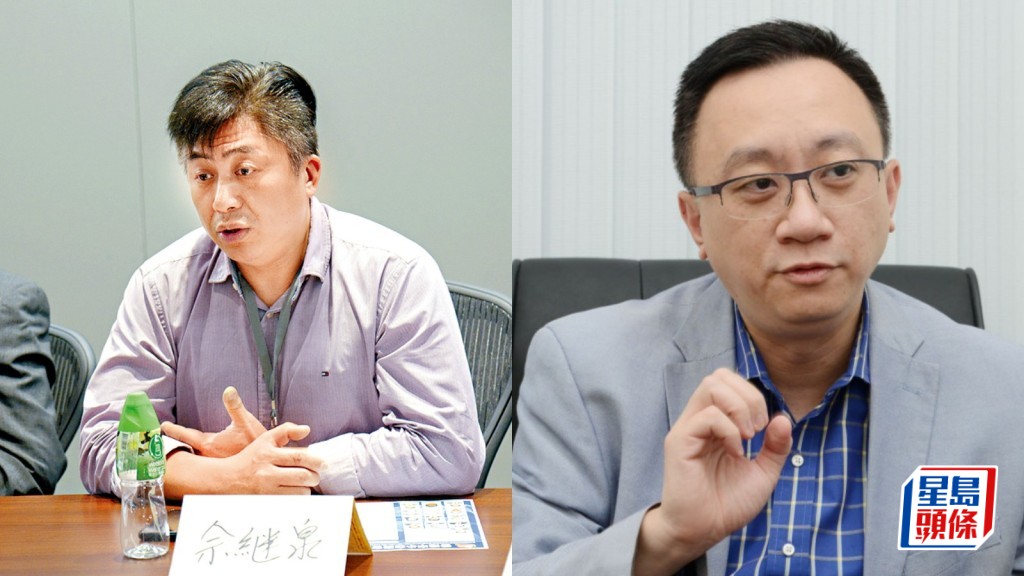 方保僑(右)，佘繼泉(左)。