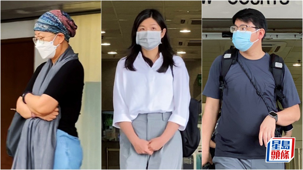 左起林瑞美、蕭婉珊和陳偉麟。雷璟怡攝