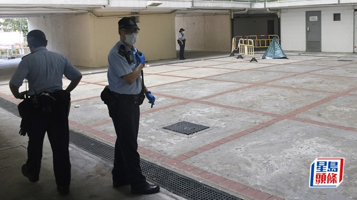 男子墮樓死亡。楊偉亨攝