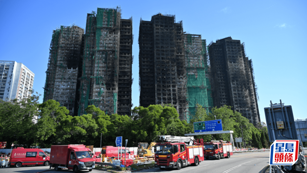 大埔宏福苑五級火｜房委會為未補價單位業主提供延期還款安排 (蘇正謙 攝)