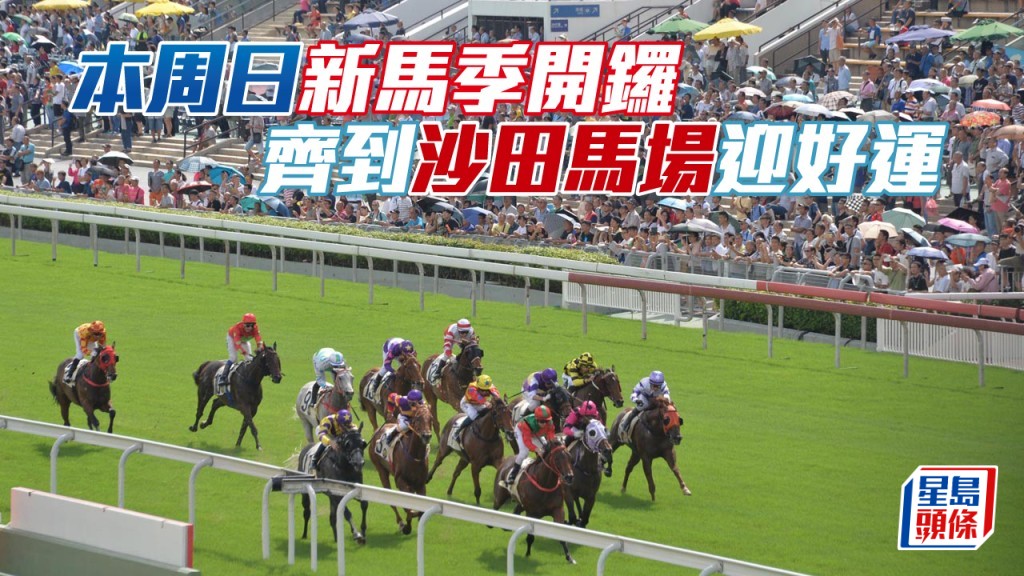 本周日新馬季開鑼  齊到沙田馬場迎好運