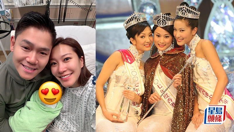 07年港姐季軍周美欣誕女!萌爆BB瞓覺擺投降Pose 與富貴老公抱女影全家福