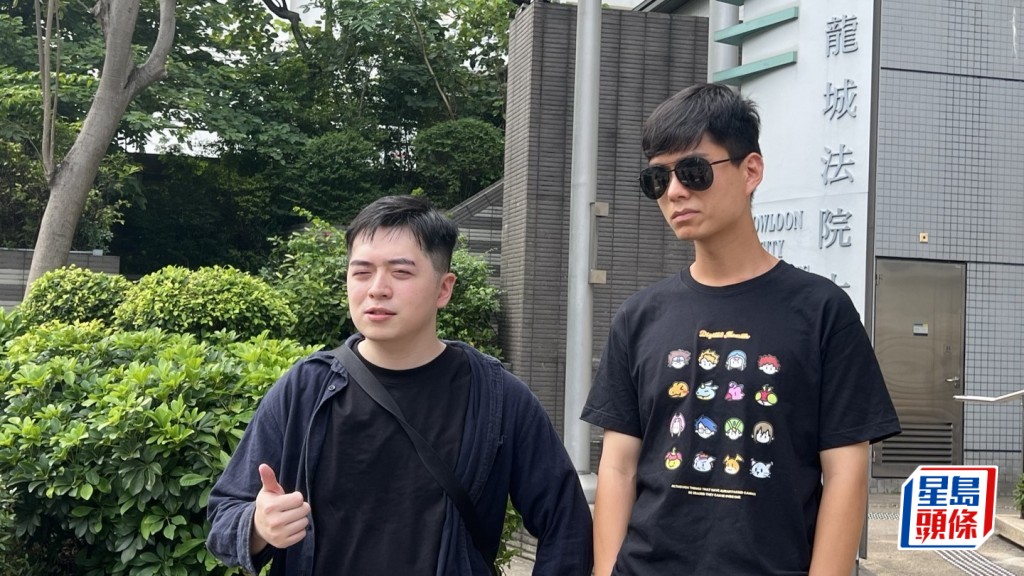 曾維誠(左)和葉嘉健(右)裁決前氣定神閒。房伊媚攝