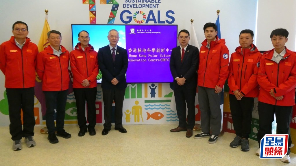 中大地球與環境科學系多名教授及學生，過去一年多參與了中國在南極和北極合共3次的科學考察。歐文瀚攝