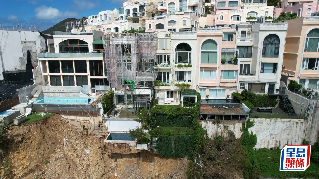 紅山半島於2023年9月的山泥傾瀉事件中，遭揭發多個物業涉及違例僭建。資料圖片