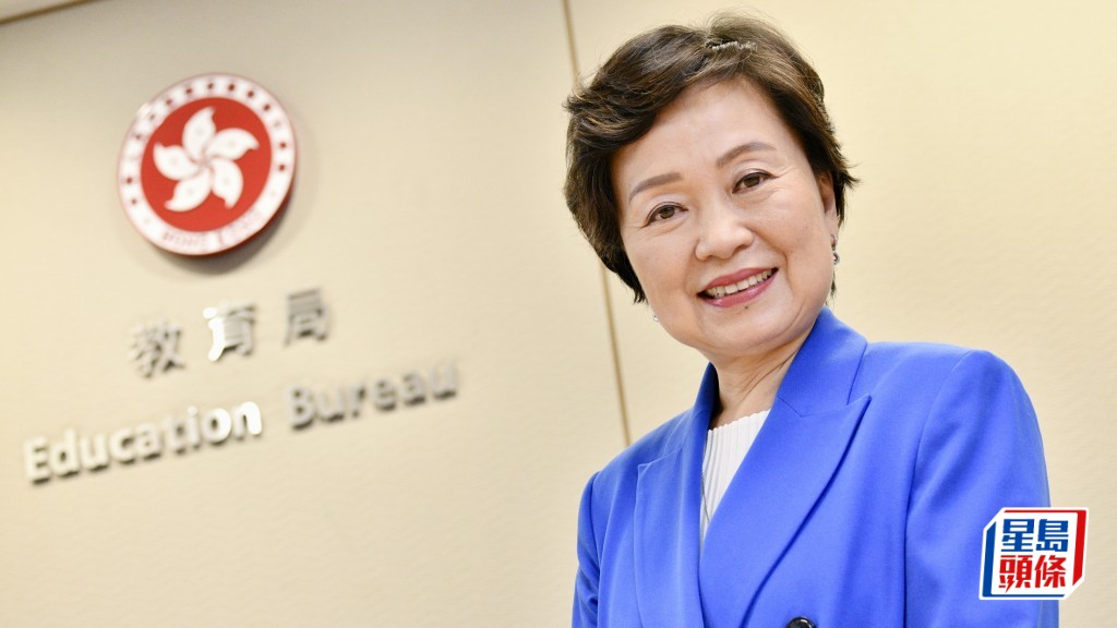 教育局局長蔡若蓮勉勵應屆考生,以平常心迎接放榜。資料圖片