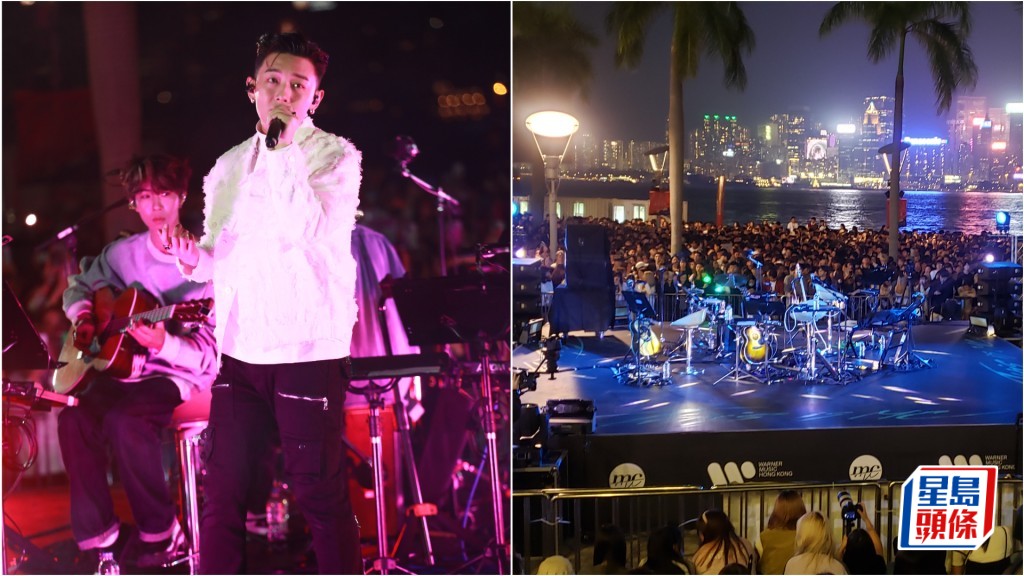 MC張天賦文化中心演唱會逾8000粉絲逼爆海傍  狂爆高音超水準演出