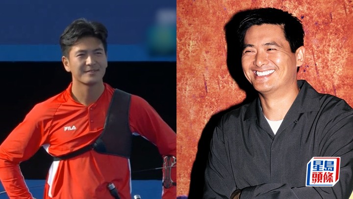 巴黎奧運丨中國隊射箭男選手王岩被指似多位港星，當中包括「發哥」周潤發。