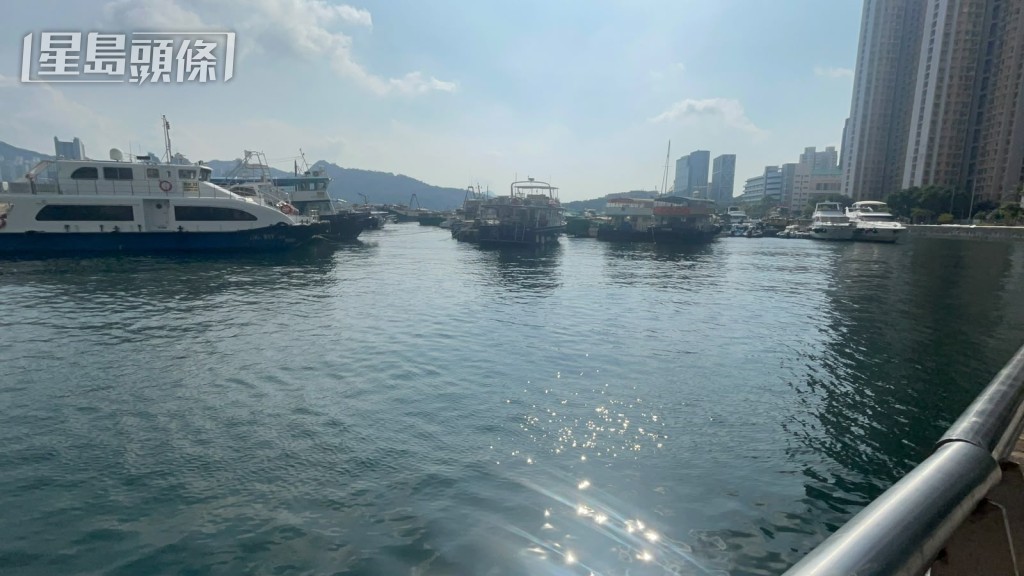 現場是筲箕灣避風塘。楊偉亨攝 現場是筲箕灣避風塘。楊偉亨攝