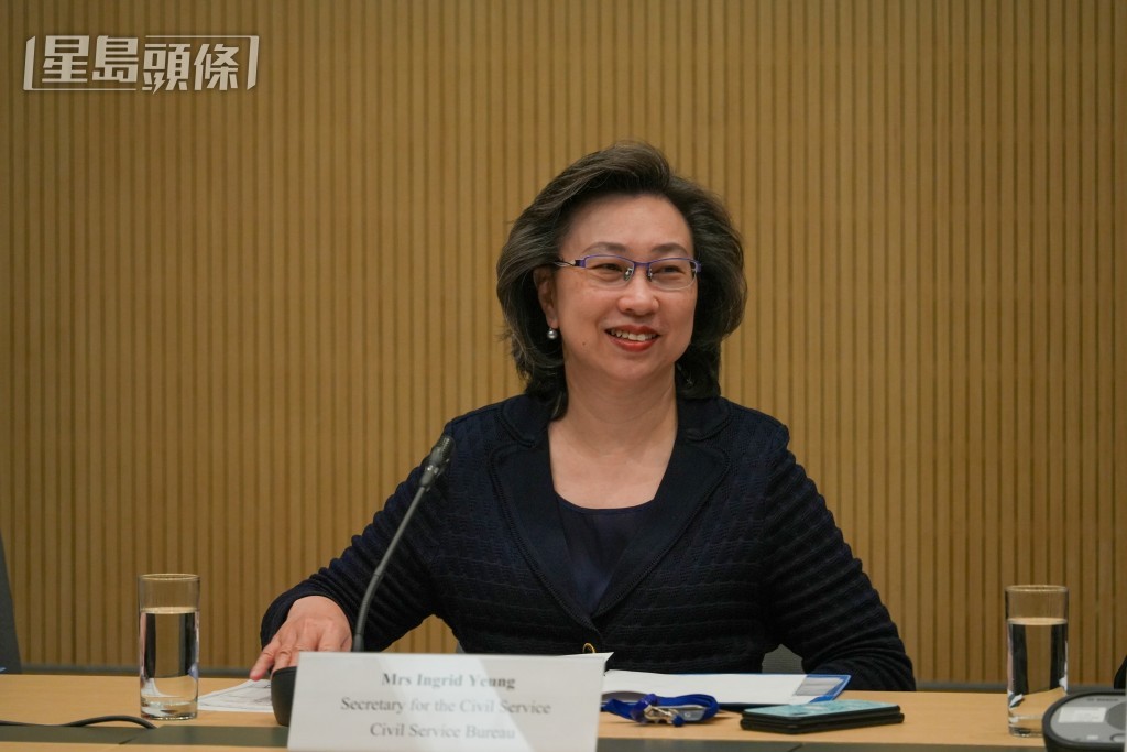 公務員事務局局長楊何蓓茵。資料圖片