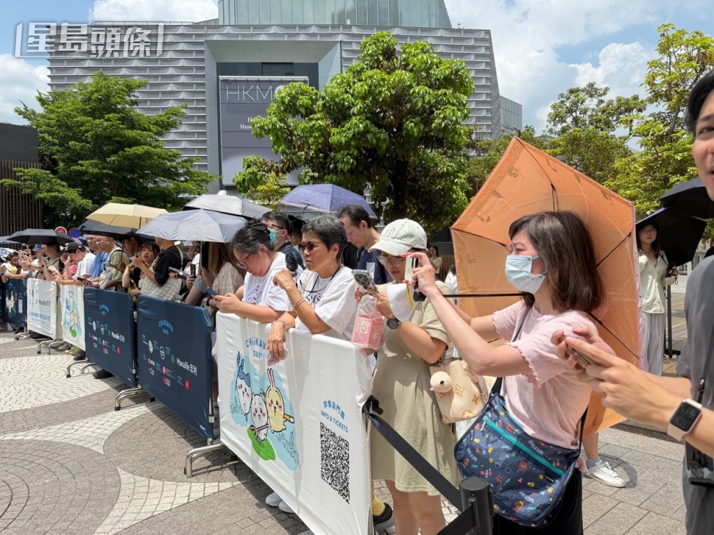 「CHIIKAWA DAYS」展前預熱活動,吸引大批粉絲到來。曹露尹攝 「CHIIKAWA DAYS」展前預熱活動,吸引大批粉絲到來。曹露尹攝