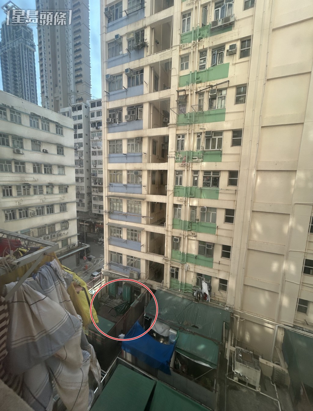 男子由高處墮樓，當場死亡。