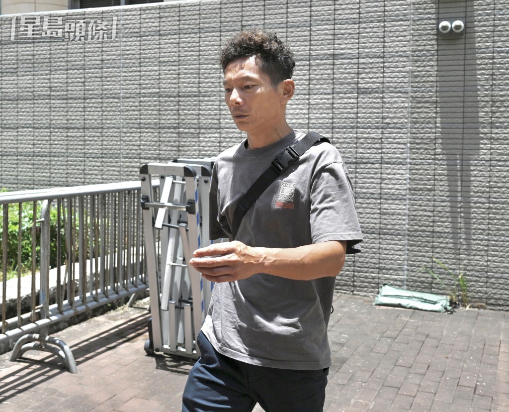 快艇駕駛者郭永佳稱事發前前方未見肇事舢舨木船。蘇正謙攝 快艇駕駛者郭永佳稱事發前前方未見肇事舢舨木船。蘇正謙攝