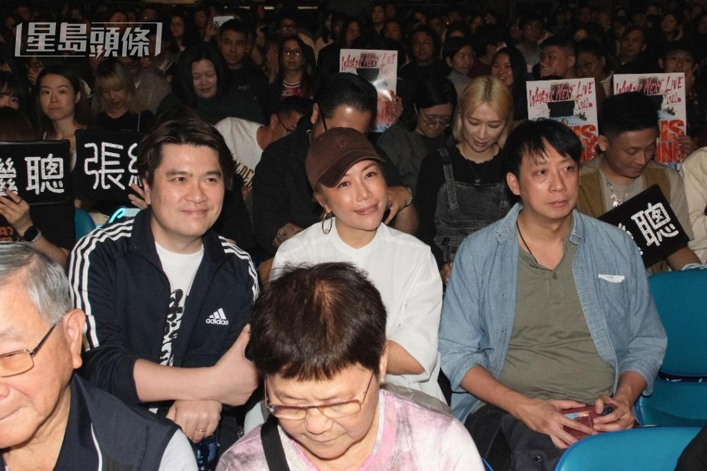 彭秀慧和阿聰好老友。