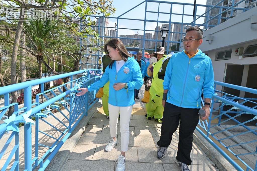 罗淑佩出席华富邨出席香港肝脏移植协康会第三屈慈善活力健肝行2024“重生华富，迈步创未来”。钟健华摄