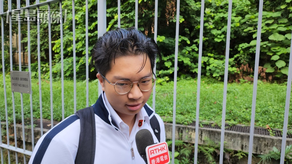 梁同學對尋回Matthew感鼓舞,「希望佢健康返,一切都正常」。黎志偉攝 梁同學對尋回Matthew感鼓舞,「希望佢健康返,一切都正常」。黎志偉攝