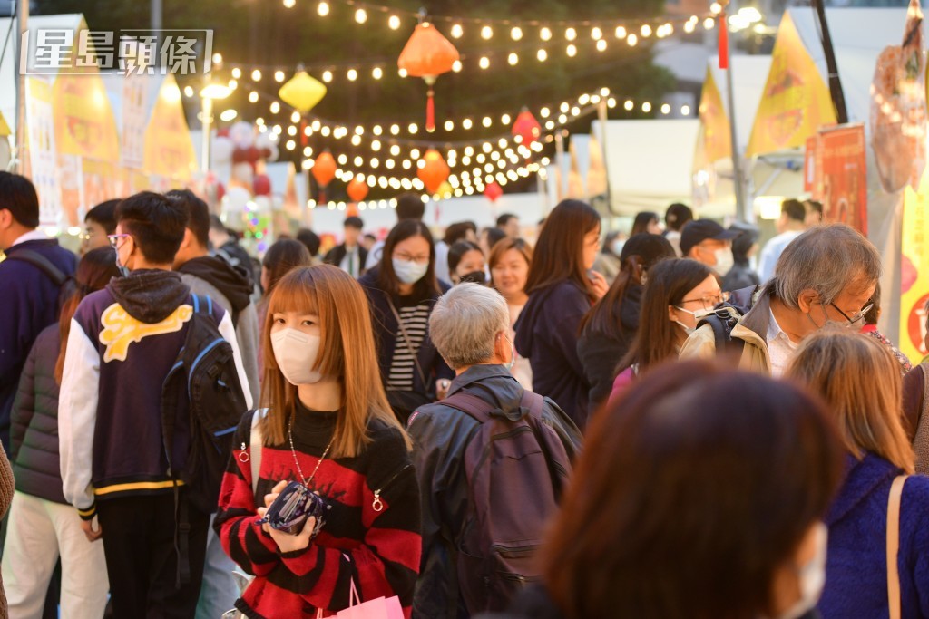 观塘夜市达到预期效果。资料图片