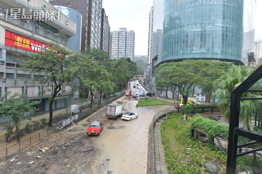 柴灣現時情況。 柴灣現時情況。