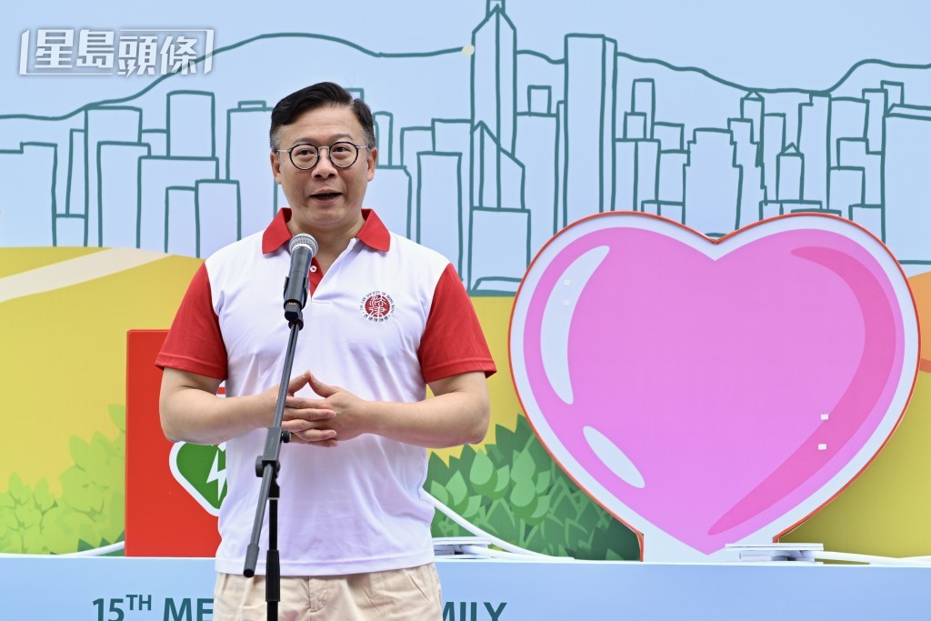 張國鈞出席活動並致詞。劉駿軒攝 張國鈞出席活動並致詞。劉駿軒攝