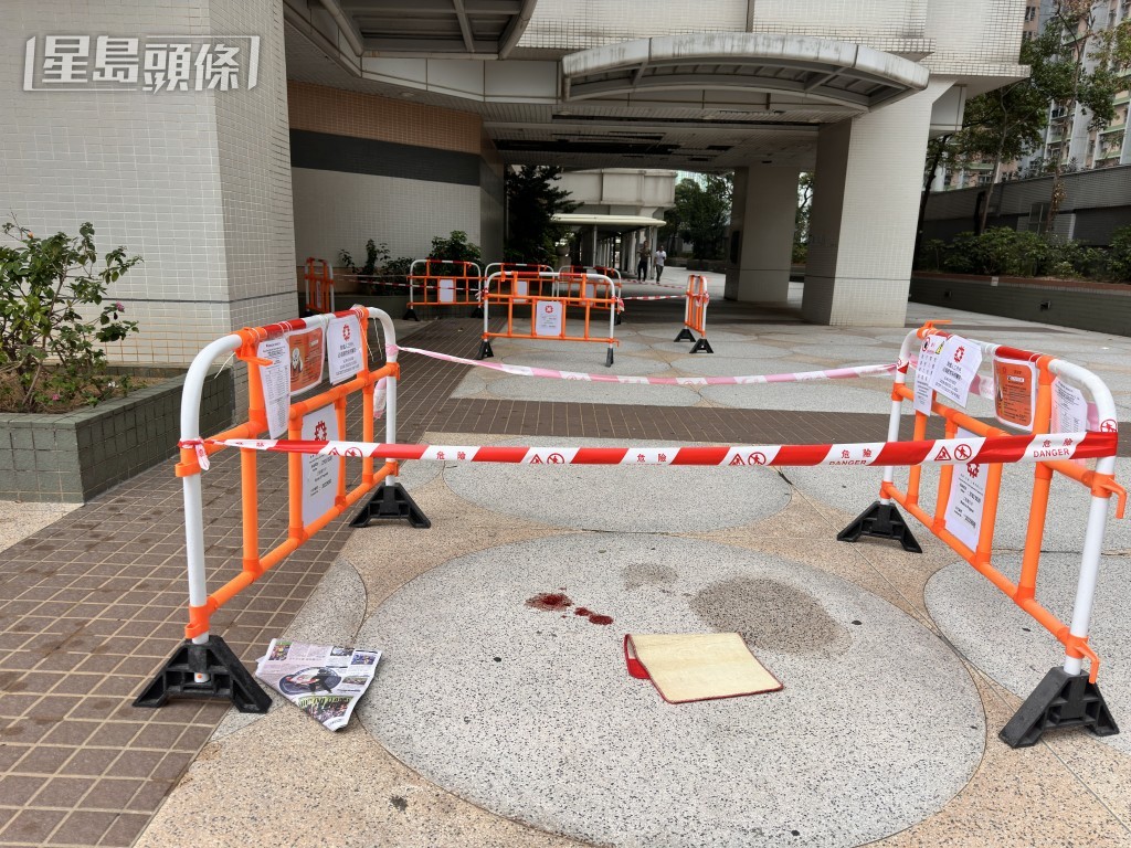 涉事範圍被圍封。梁國峰攝 涉事範圍被圍封。梁國峰攝