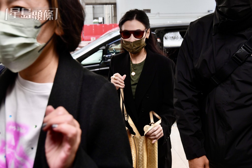 張柏芝到高院作供。盧江球攝