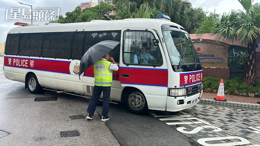 警方到场。梁国峰摄