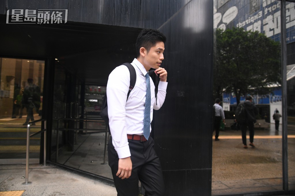 被告葉鑫昇開法庭。何健勇攝