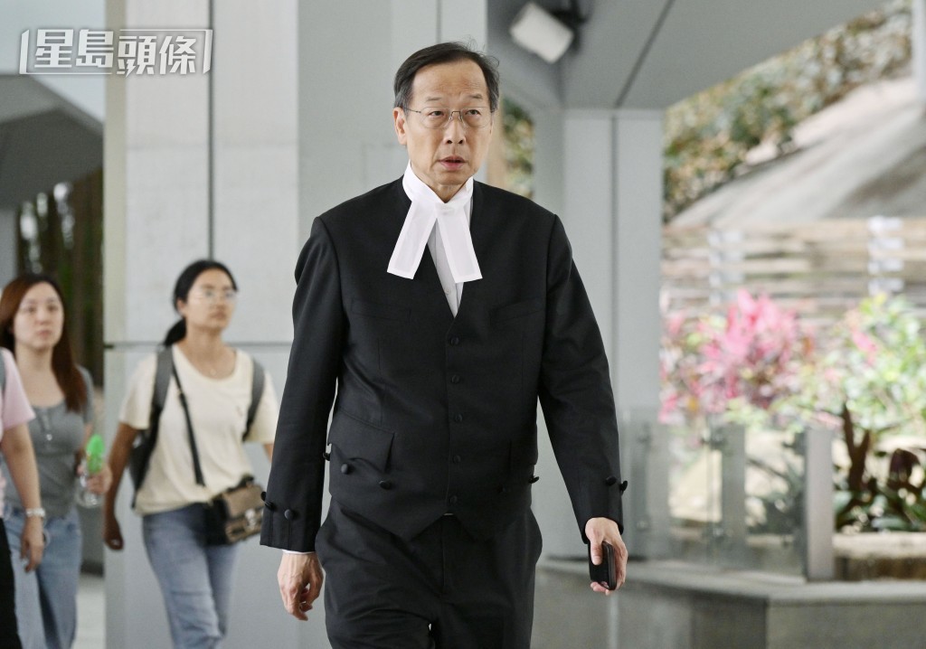 資深大律師余若海代表五女周蕙蕙及六女周薇薇。資料圖片 資深大律師余若海代表五女周蕙蕙及六女周薇薇。資料圖片