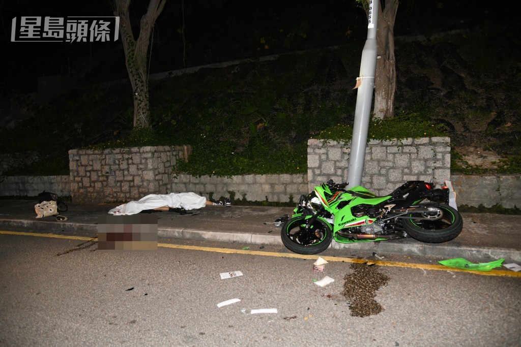 鐵騎士死亡。黎志偉攝 鐵騎士死亡。黎志偉攝
