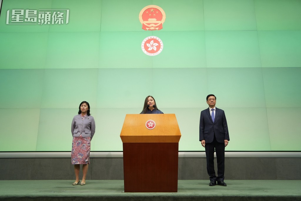 羅淑佩以文體旅局局長身份見傳媒。資料圖片 羅淑佩以文體旅局局長身份見傳媒。資料圖片