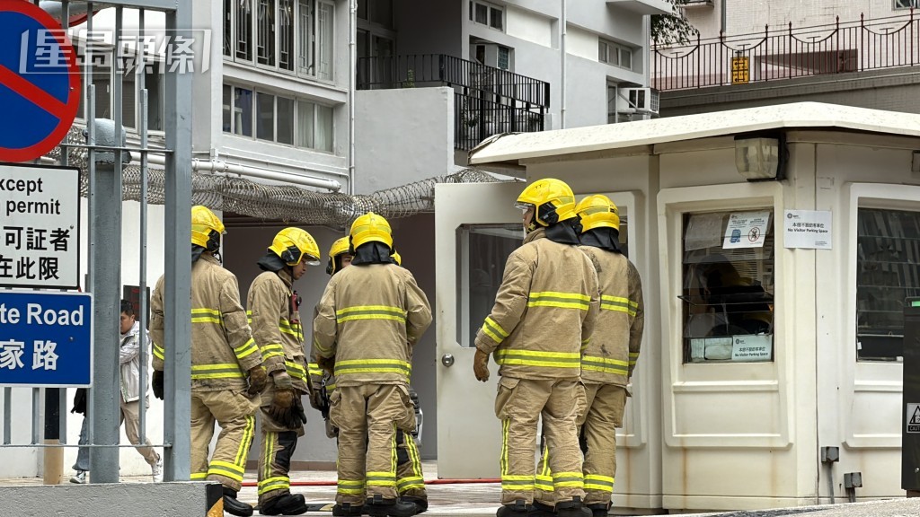 消防員到場將火救熄。