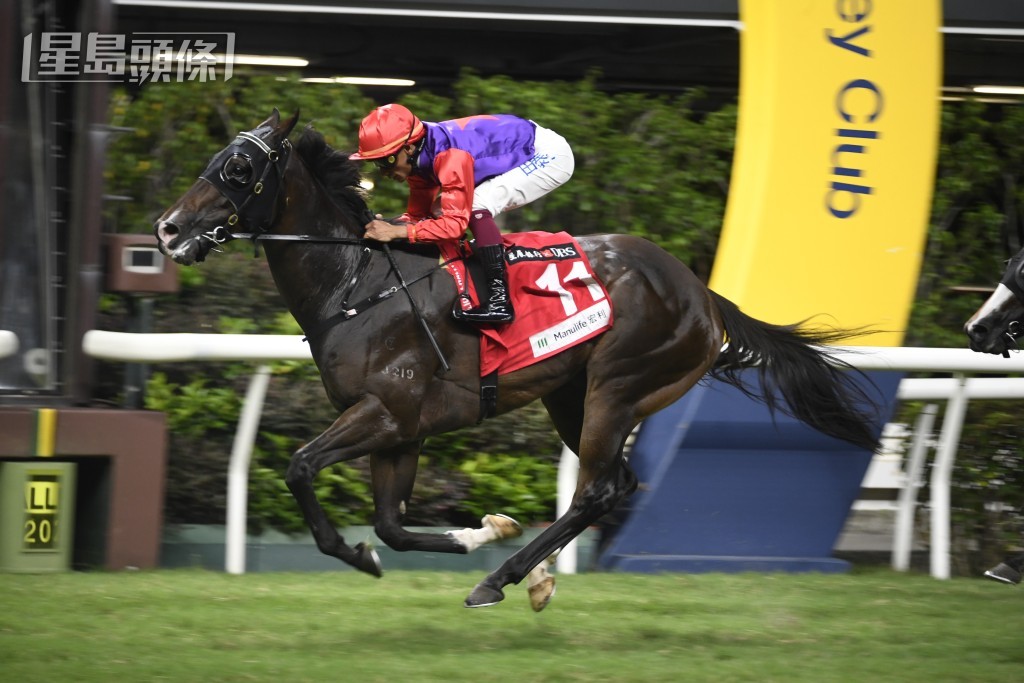 大地產商老闆黃志祥名下的「飲杯」早前勝出。