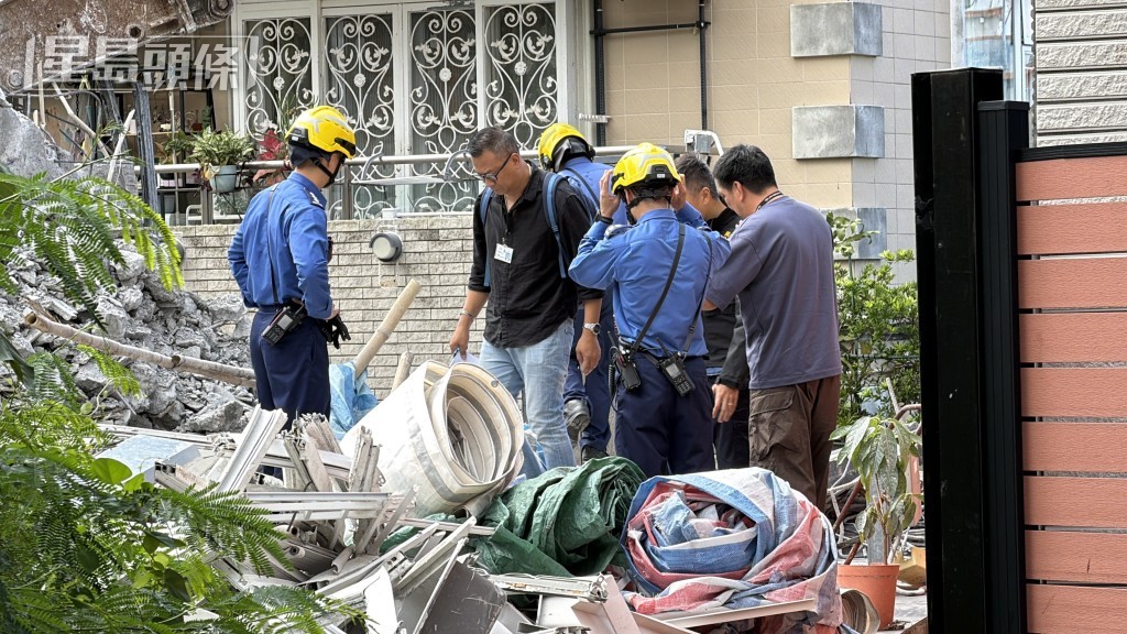 事發後人員在場善後。資料圖片 事發後人員在場善後。資料圖片