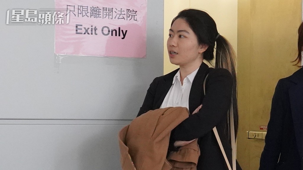 另一上訴人、助理律師胡詠斯。葉偉豪攝
