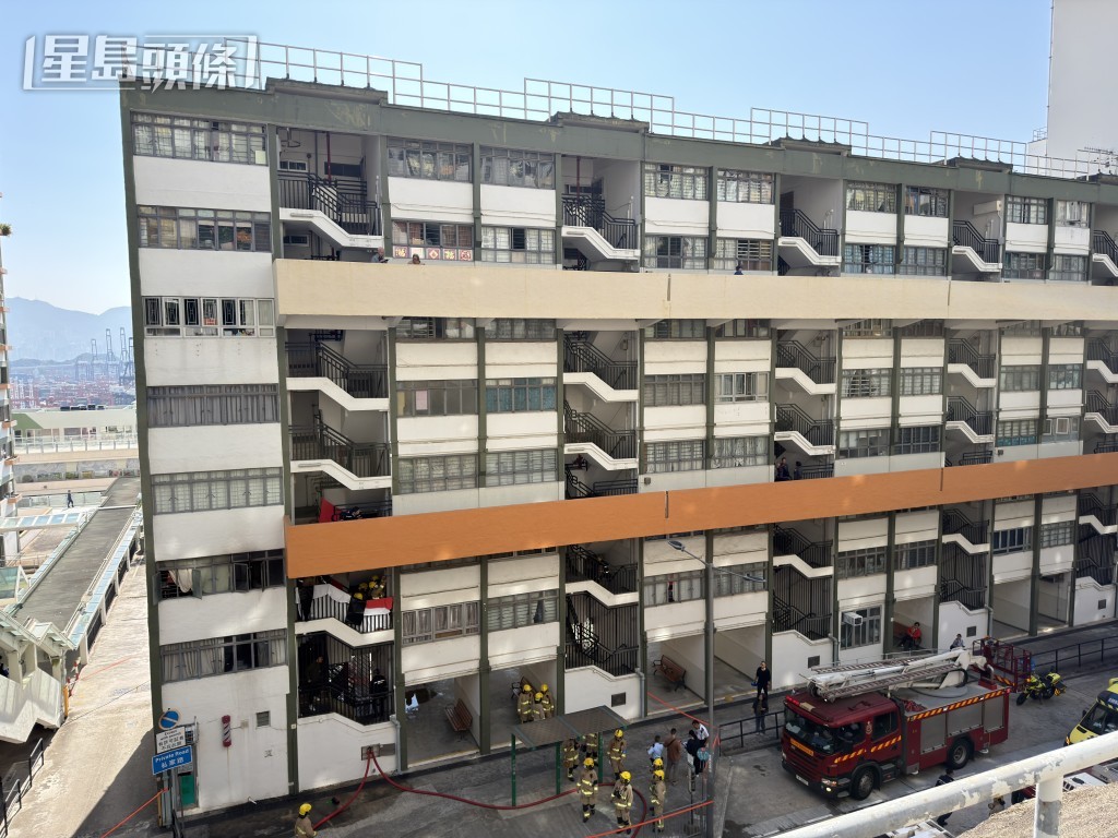 現場是祖堯邨啟謙樓。