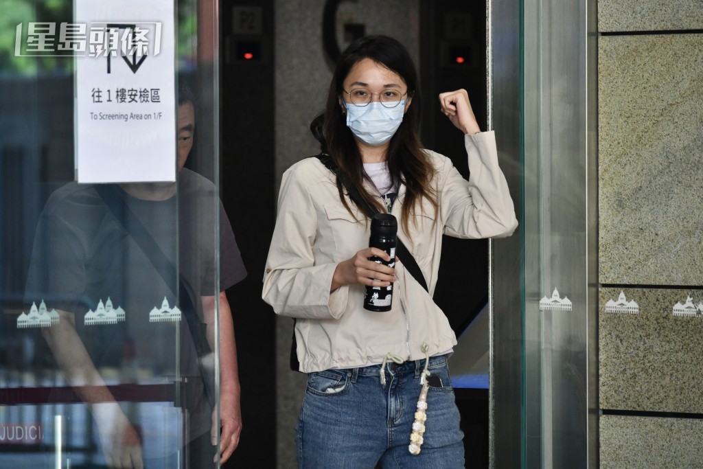 死者妻子趙藴琦。盧江球攝