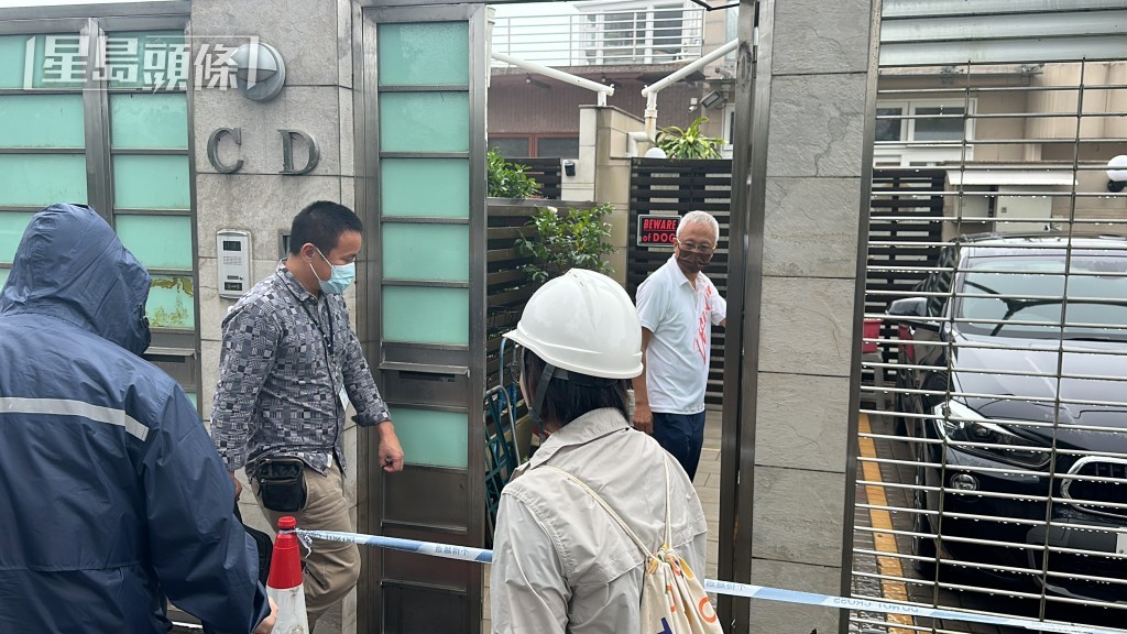 地攻總署人員日前到場。梁國峰攝 地攻總署人員日前到場。梁國峰攝