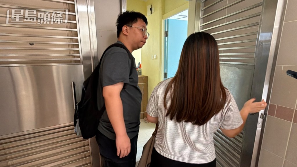 一男一女社工上門跟進事件。 一男一女社工上門跟進事件。