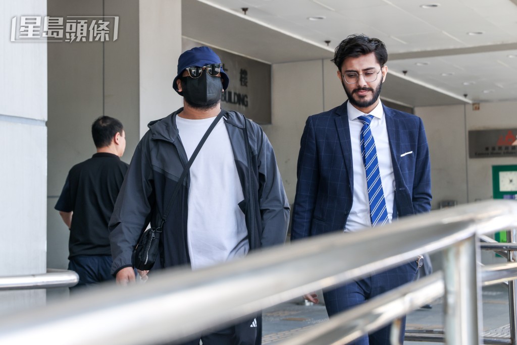 Waheed Mohammad(戴帽者)。何家豪攝 Waheed Mohammad(戴帽者)。何家豪攝