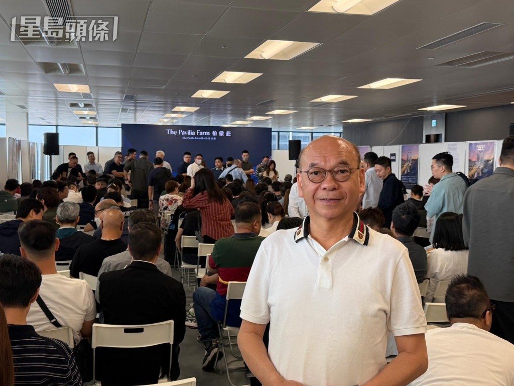 陳永傑料柏傲莊III今日推售88伙即日沽清機會極大。